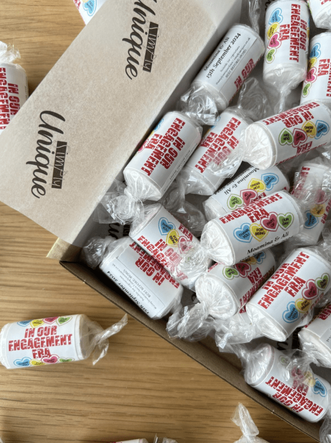 Personalised Mini Love Hearts